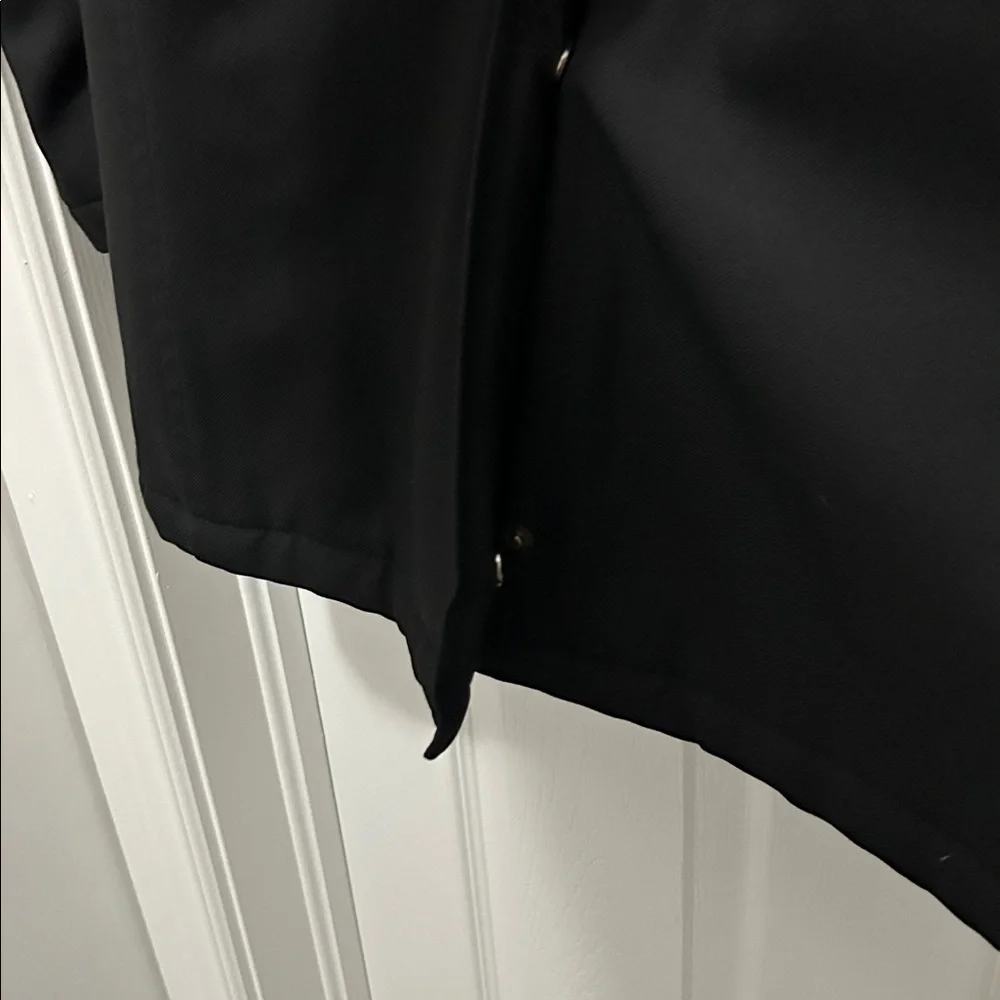 Men's Italian size 52 slim Loro Piana Storm System Wool Black Coat w/gilet - Picture 6 of 7